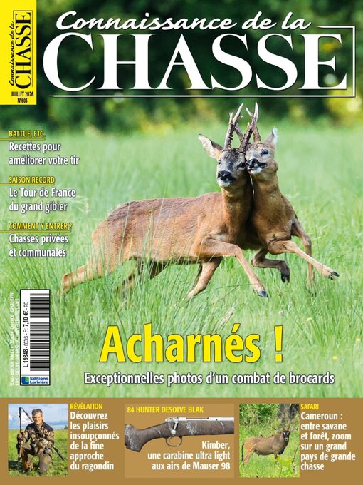 Cover image for Connaissance de la chasse